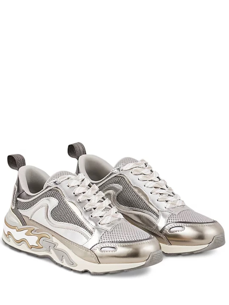 Flame Lace Up Running Sneakers
